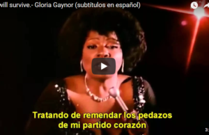 I will survive.- Gloria Gaynor (subtítulos en español)