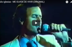 JULIO IGLESIAS – ME OLVIDE DE VIVIR
