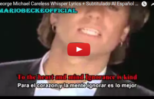 George Michael Careless Whisper Lyrics + Subtitulado Al Español