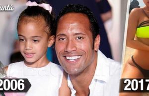 Así luce la hija de La Roca 11 años después. Por eso es el suegro más cotizado de Hollywood