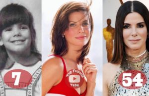 Sandra Bullock transformacion de 0 a 54 años