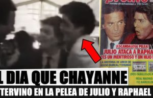 El día en que Chayanne intervino en la “pelea” entre Julio Iglesias y Raphael